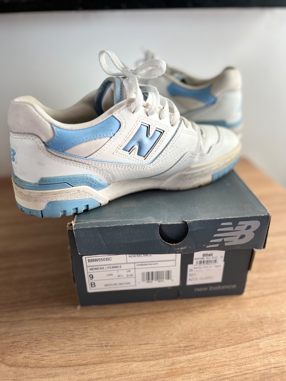 New Balance 550 UNC White Dusk Blue