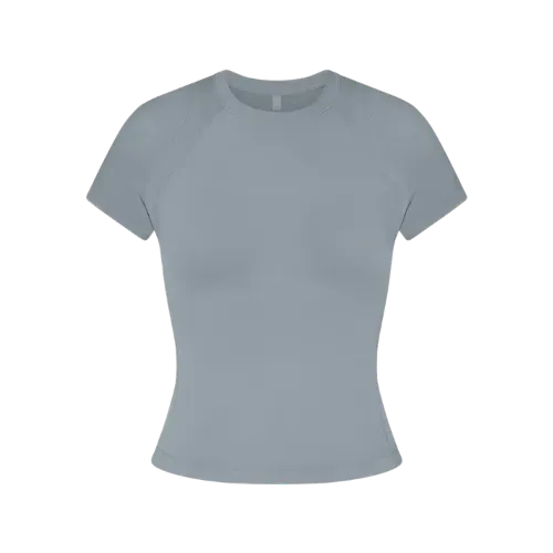 Skims x Nike Camiseta Airy Baby Tee Washed Pacific
