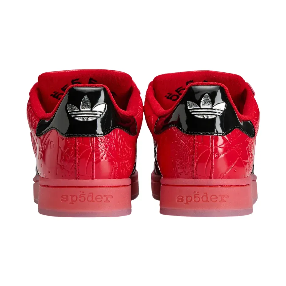 Sp5der x adidas Superstar Red Black - Droper