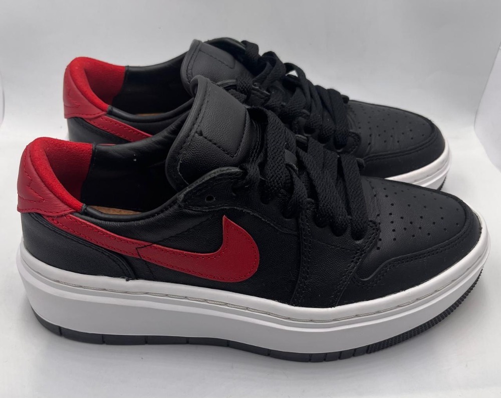Air Jordan 1 Elevate Low Black Gym Red