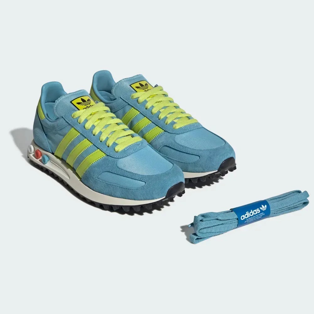 adidas LA Trainer OG Preloved Blue Semi Solar Yellow Icey Blue — 38 / 39 / 39.5 / 40 / 40.5 / 41 / 42 / 42.5 / 43 / 43.5 / 44, Novo