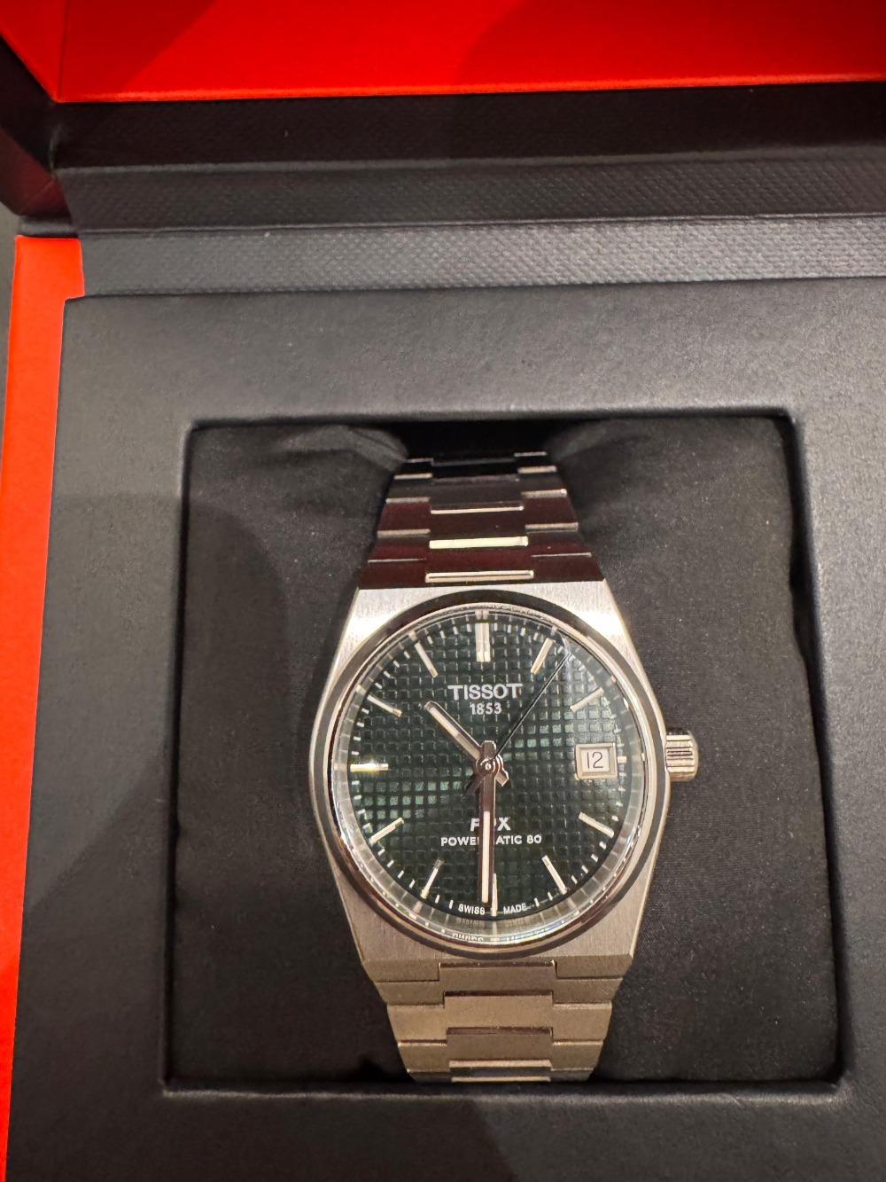 Relógio Tissot PRX Powermatic 80 35 mm Green