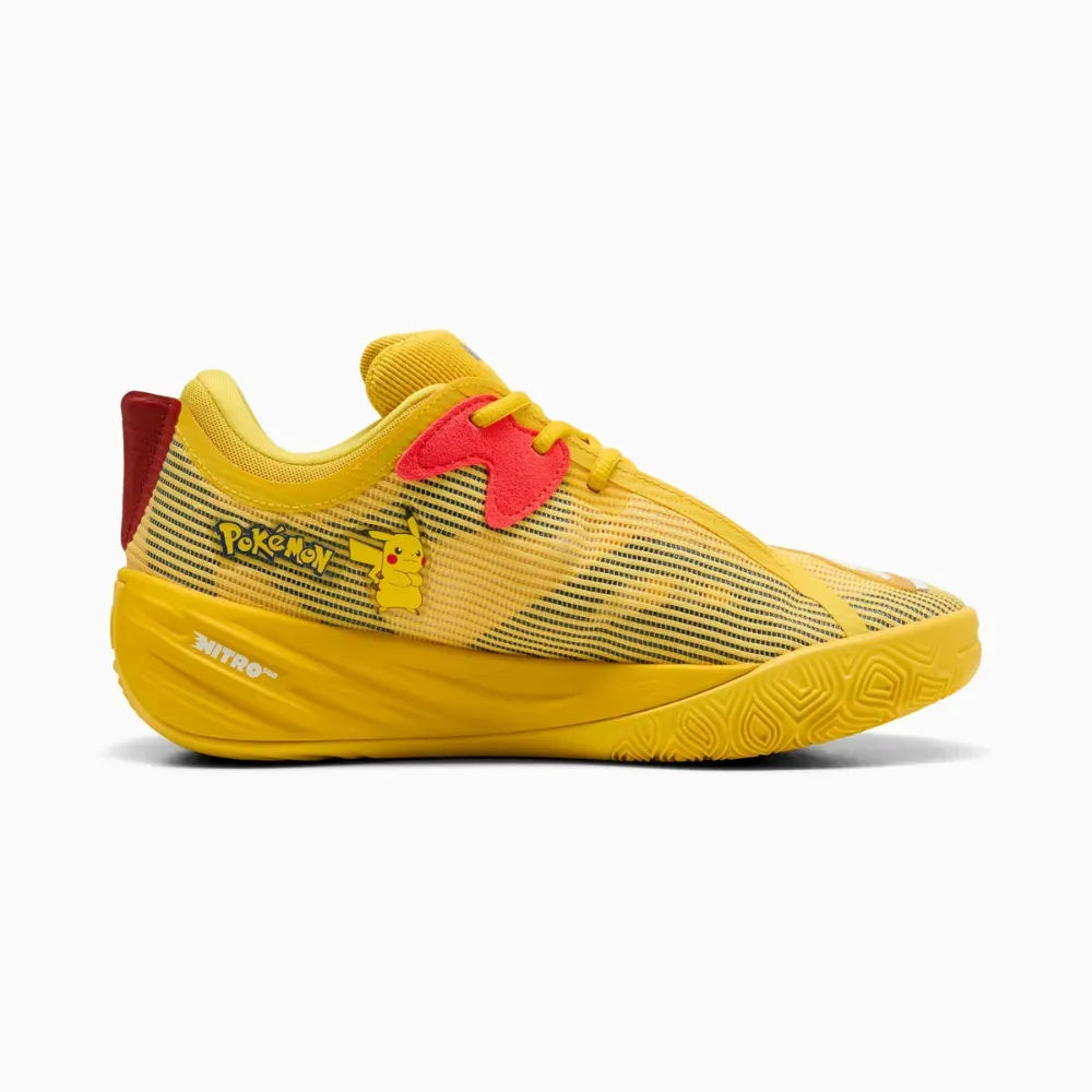 Pokémon x Puma All-Pro Nitro 2 Pikachu Sun Ray Yellow Red Glamour