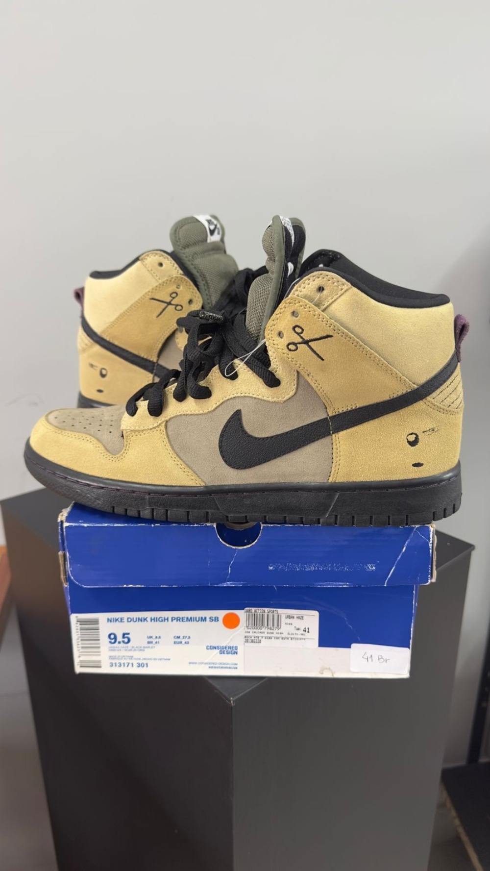 Nike  SB Dunk High Chrome Ball Incident Urban Haze
