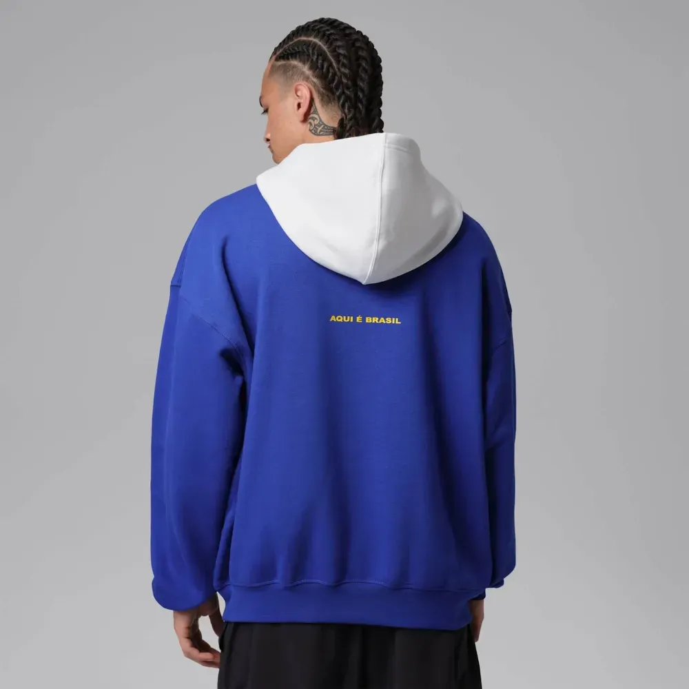 Imagem Moletom Air Jordan Brasil Brooklyn Fleece Heritage Blue