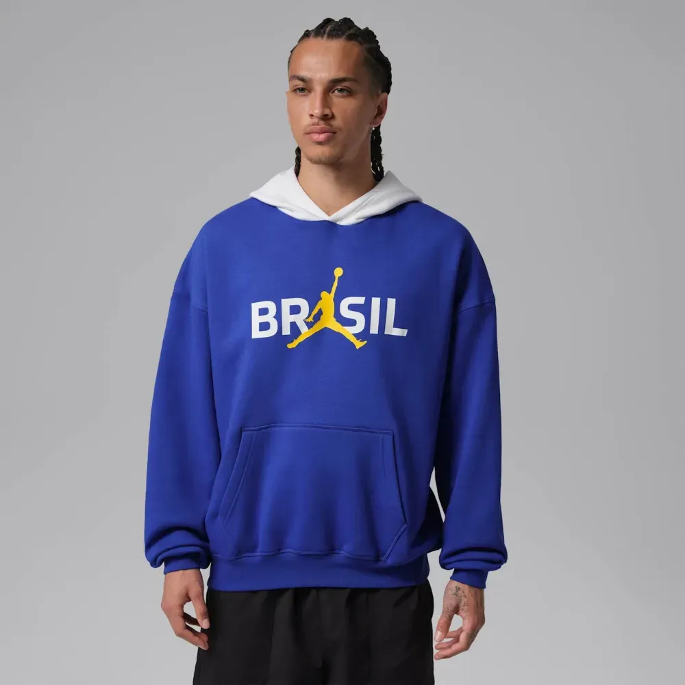 Imagem Moletom Air Jordan Brasil Brooklyn Fleece Heritage Blue