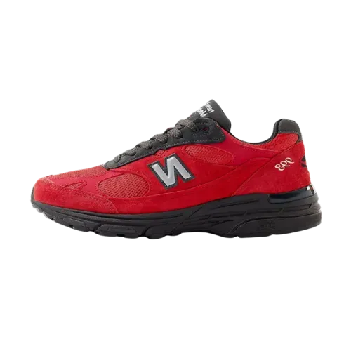 New Balance 993 Team Red True Red Black Cement