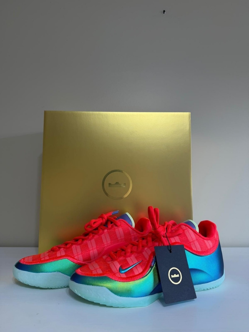 Nike LeBron 23 Stocking Stuffer Bright Crimson Dusty Amethyst — 39 / 39.5 / 40 / 40.5 / 41 / 42 / 42.5 / 43 / 43.5 / 44, Novo