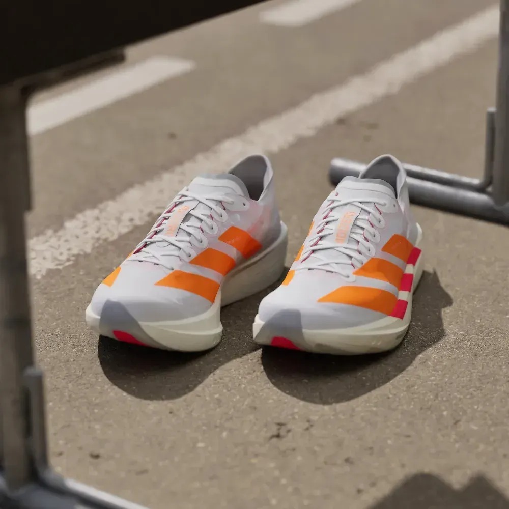 adidas Adizero Takumi Sen 11 Cloud White Lucid Orange Lucid Red — 38 / 39 / 39.5 / 40.5 / 41 / 42 / 42.5 / 43 / 43.5 / 44, Novo