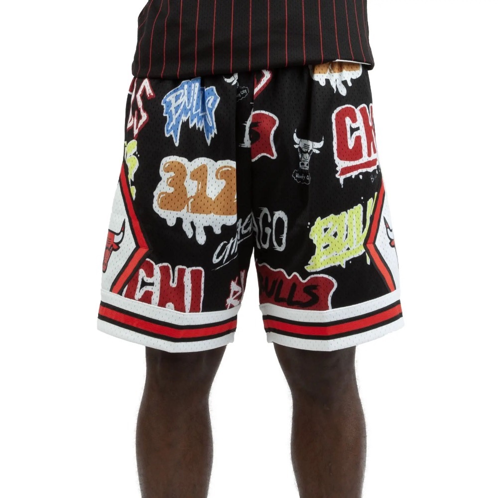 short Mitchell & ness Chicago bulls nba slap sticker swingman 1997