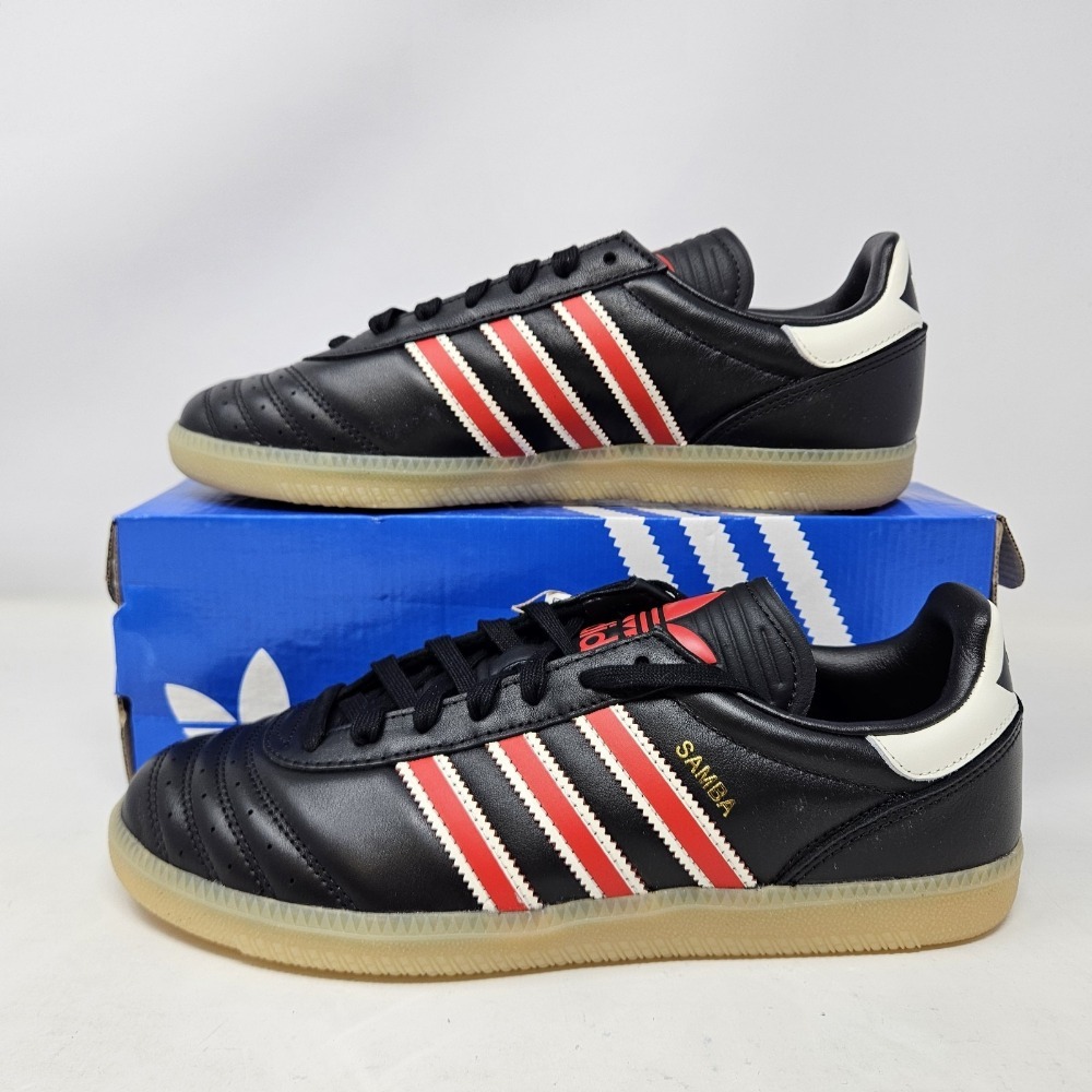 adidas Samba JP Core Black Red Gum — 34 / 35 / 35.5 / 36 / 37, Novo