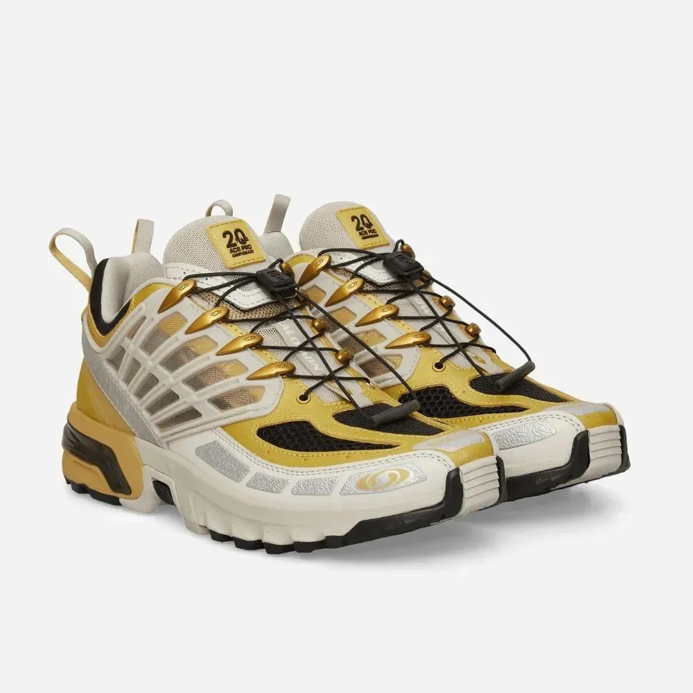 Salomon ACS Pro 20 Years Anniversary Golden Archive Rich Gold Old Silver — 39 / 39.5 / 40.5 / 42.5 / 43, Novo