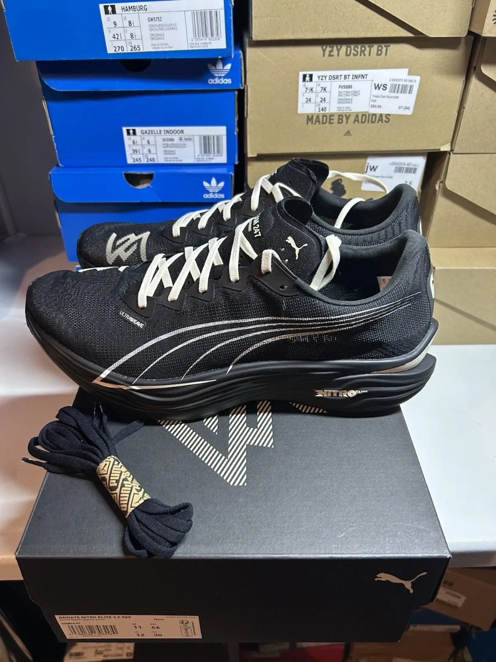 Represent x Puma Deviate Elite 3 Black Alpine Snow — 38 / 39 / 39.5 / 40 / 40.5 / 41 / 42 / 42.5 / 43 / 43.5 / 44, Novo