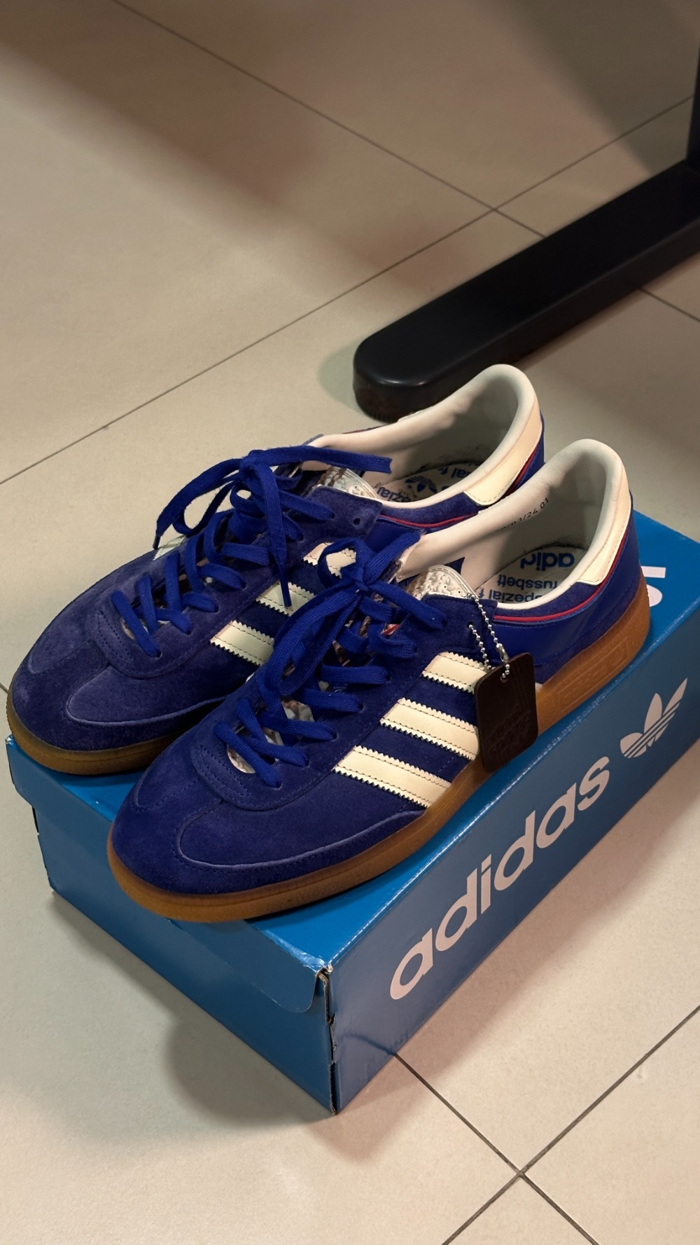 adidas Handball Cup SPZL Semi Lucid Blue Cream White Gum