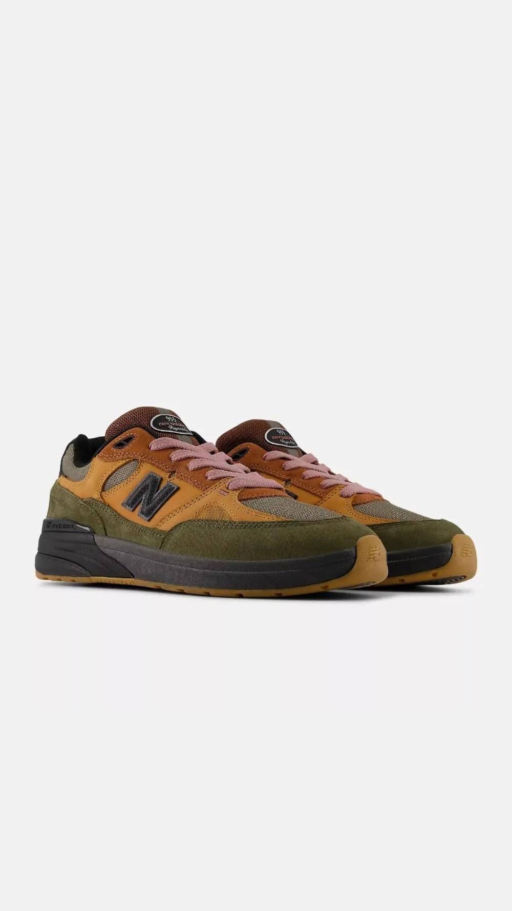 Mike Gigliotti x New Balance Numeric 933 Reynolds Treu Brown Candy Pink — 39 / 40 / 41 / 42 / 43, Novo