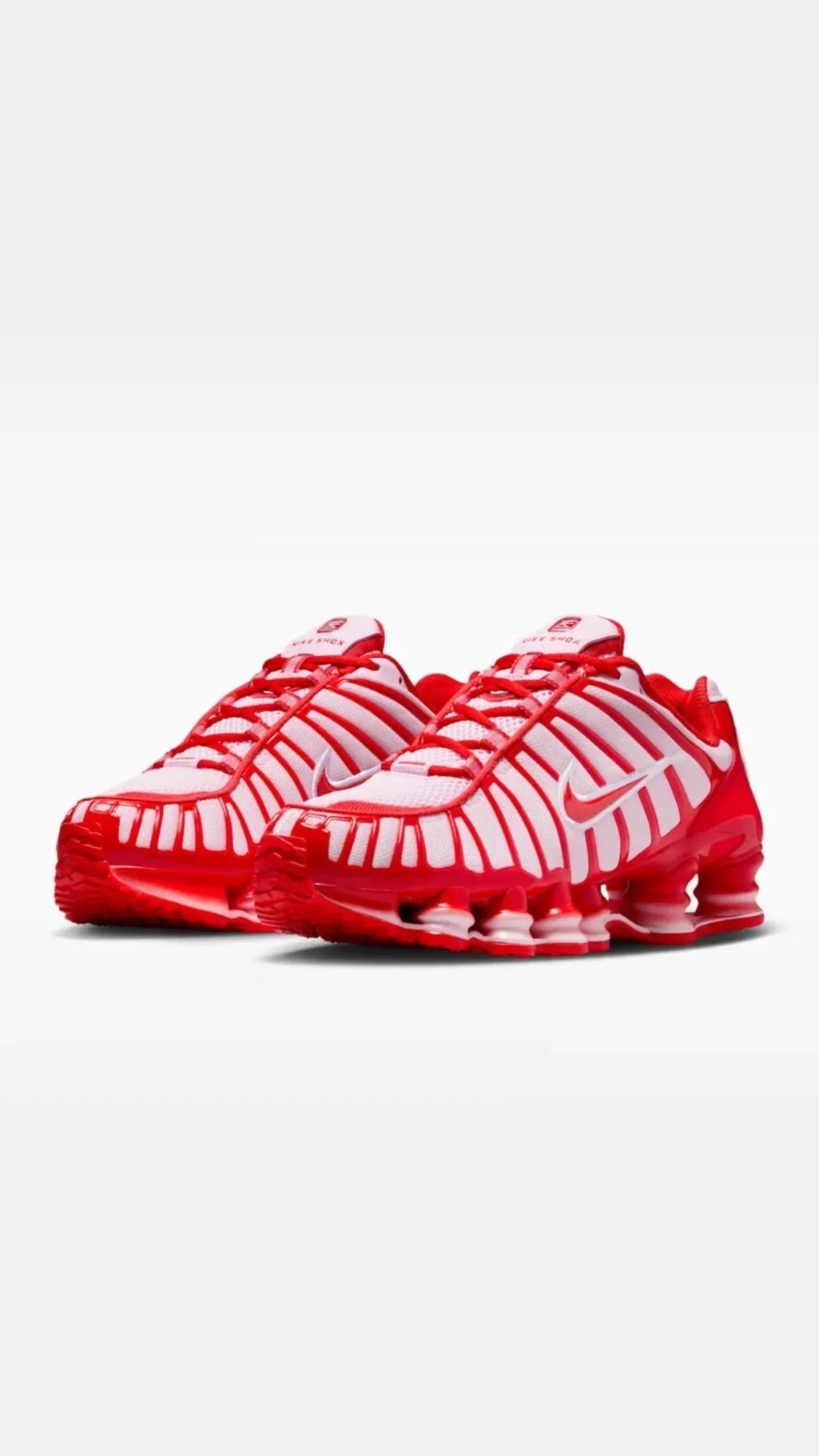 Nike Shox TL Pink Foam Habanero Red Feminino — 36 / 37 / 38 / 39 / 40 / 41, Novo