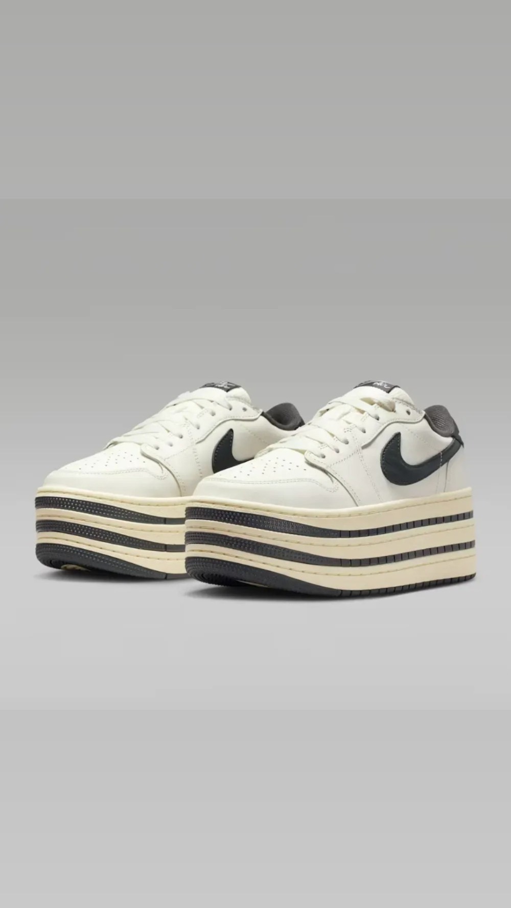 Air Jordan 1 Triple Stack Sail Coconut Milk — 37 / 38 / 39 / 40 / 41 / 42, Novo