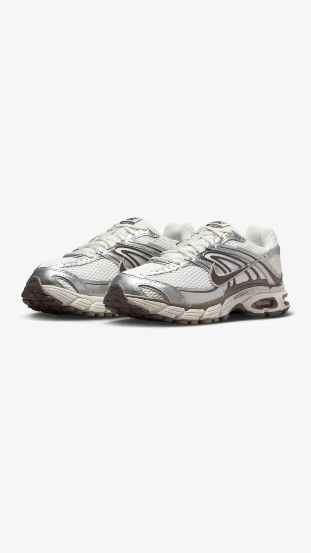 Nike Air Max Moto 2K Phantom Metallic Silver Light Bone Baroque Brown — 37 / 38 / 39 / 40 / 41 / 42 / 43, Novo