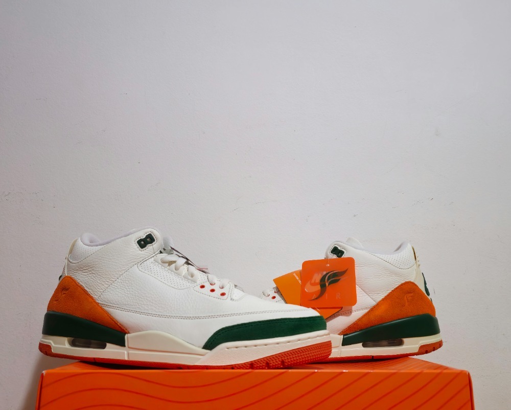 SoleFly x Air Jordan 3 Miami — 46, Novo