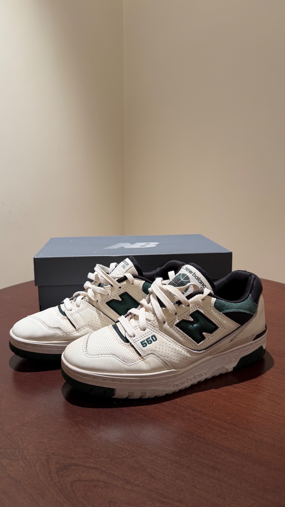New Balance 550 White Pine Green