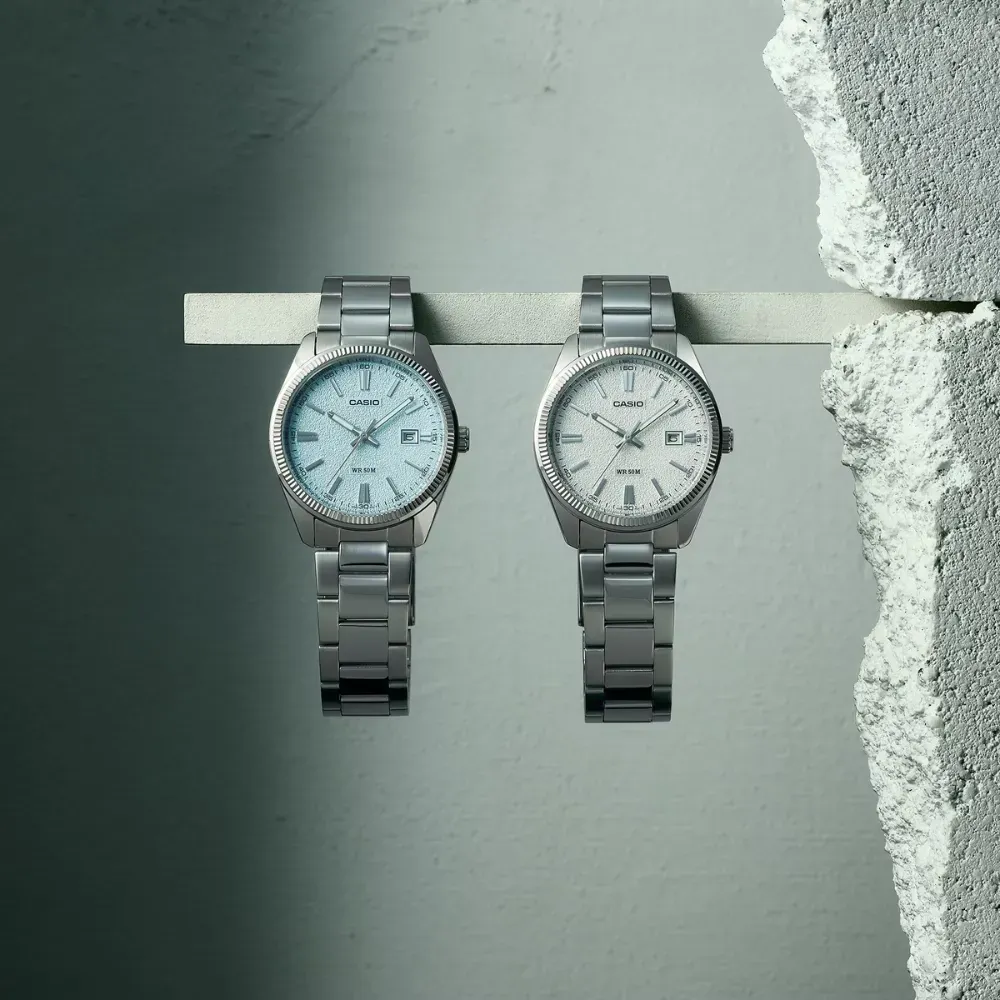 Relógio Casio MTP-1302DA-7AV Matte dial White 38.5 mm - Droper