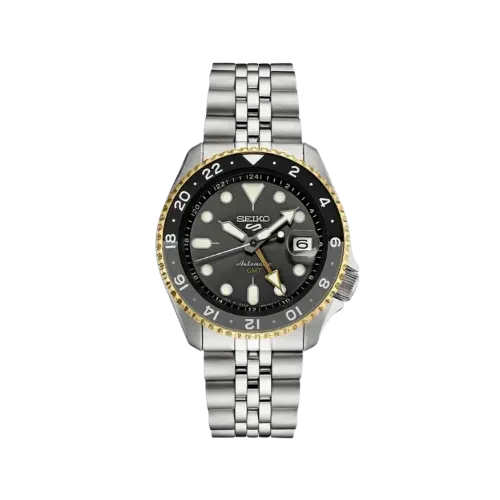 Relógio Seiko 5 Sports GMT Black 42.5 mm