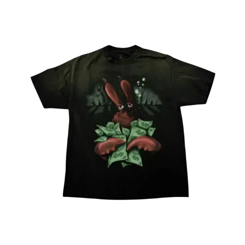 Spongebob x Cactus Jack Travis Scott Camiseta Money Black