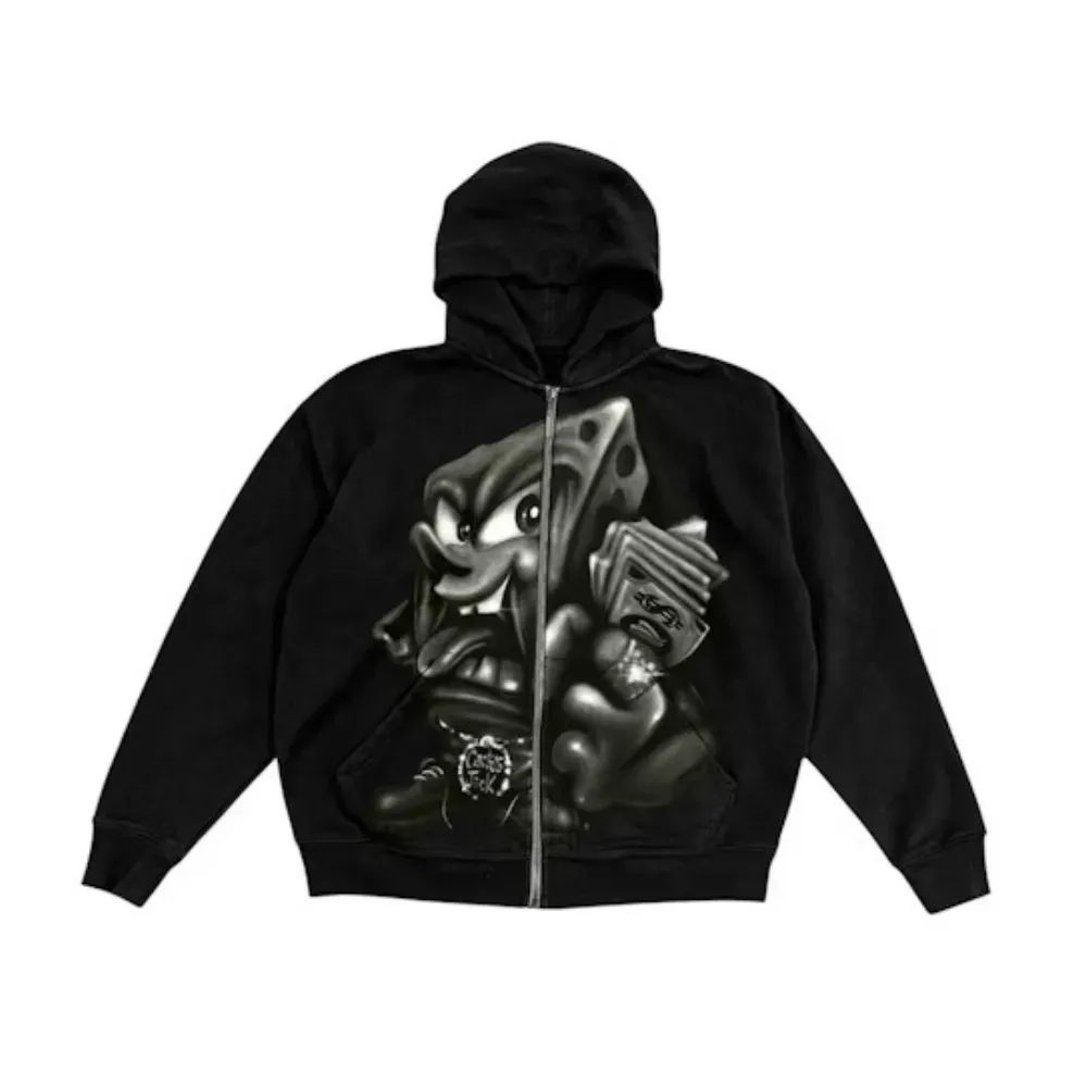 SpongeBob x Cactus Jack Travis Scott Moletom Legal Tender Zip