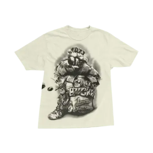 Camiseta Cactus Jack Airbrush Angel White - Droper