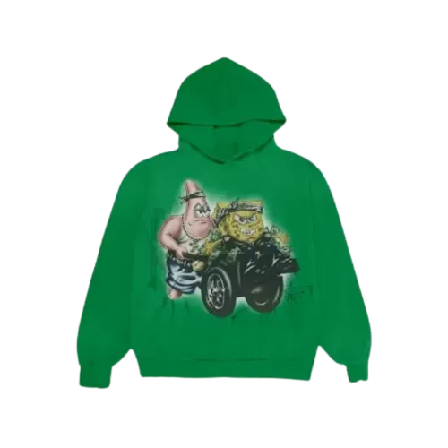 SpongeBob x Cactus Jack Travis Scott Moletom Fancy Life Green