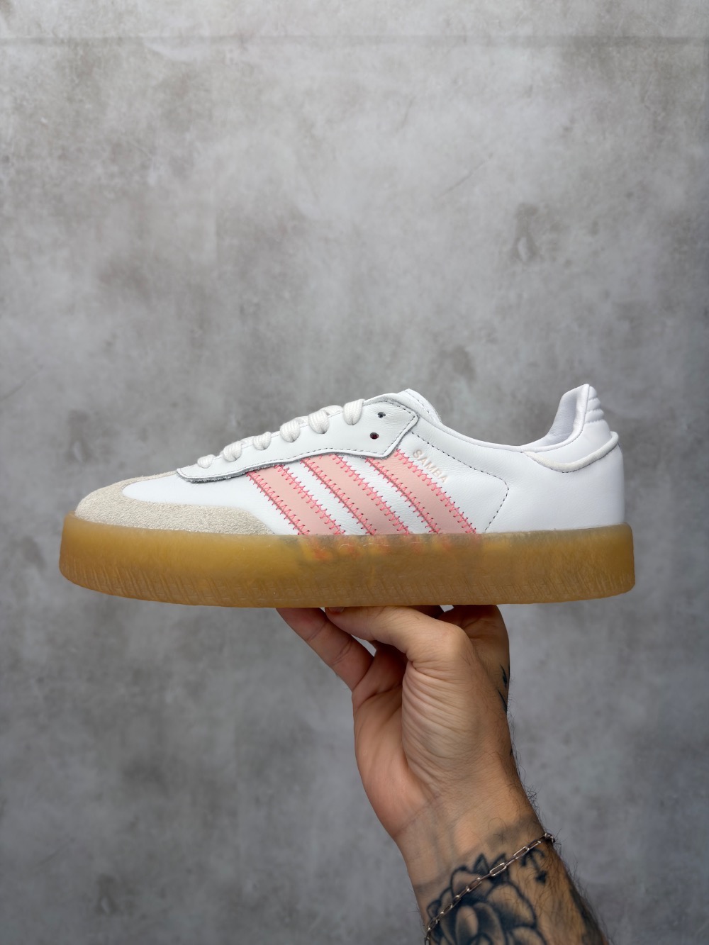 adidas Sambae Cloud White Sandy Pink