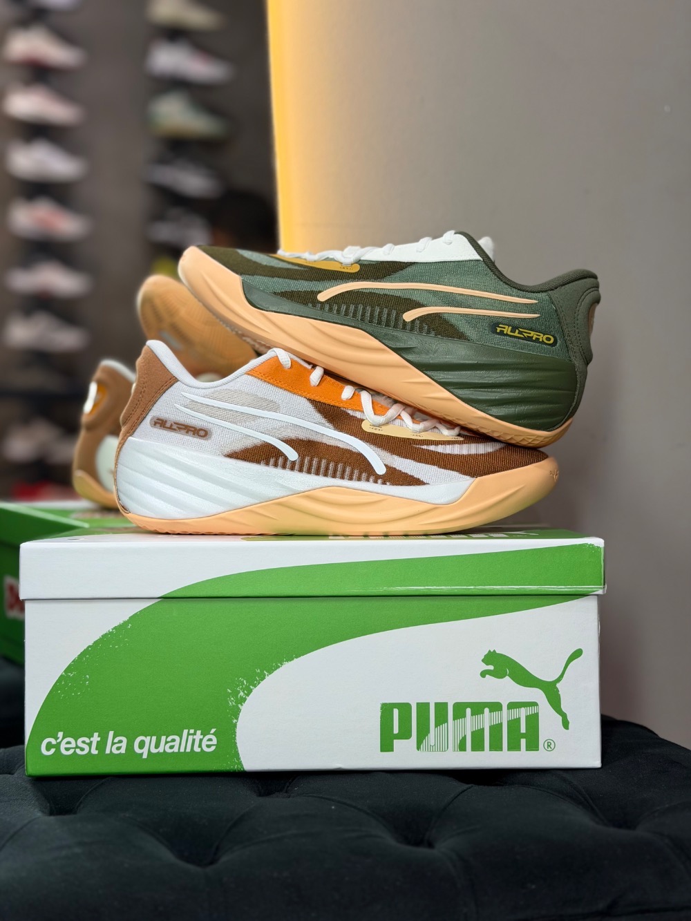 Gremlins x Puma All-Pro Nitro Gizmo and Stripe Puma White