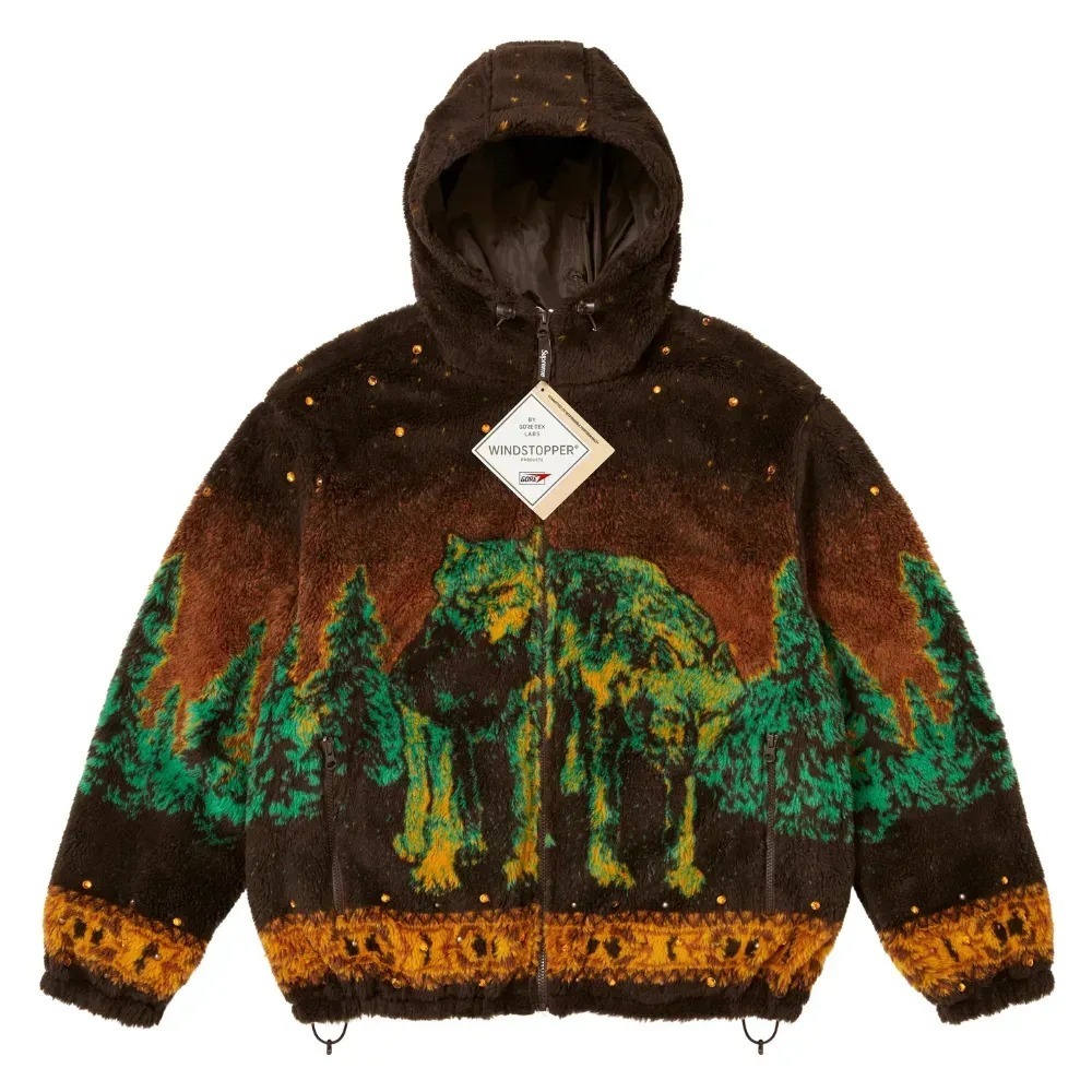 B.B. Simon x Supreme Jaqueta Reversible Brown FW25-W15 — M / G / XG / 2XG, Novo