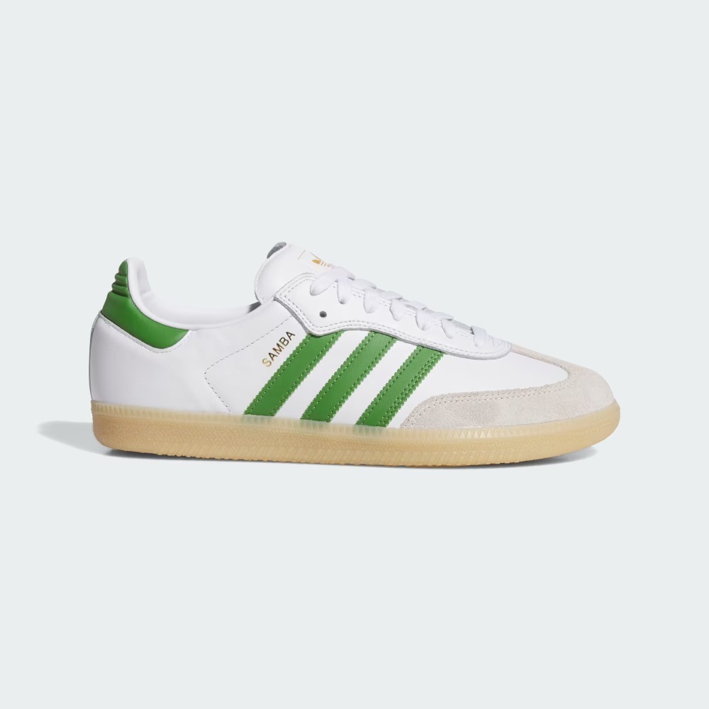 adidas Samba ADV Cloud White Crew Green Gum — 37, Novo