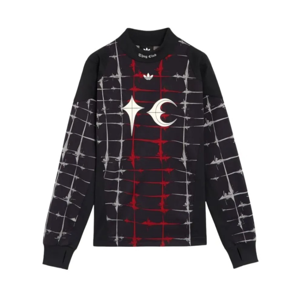 Thug Club x adidas Moletom Goalie Relaxed Black — P / M / G / XG, Novo