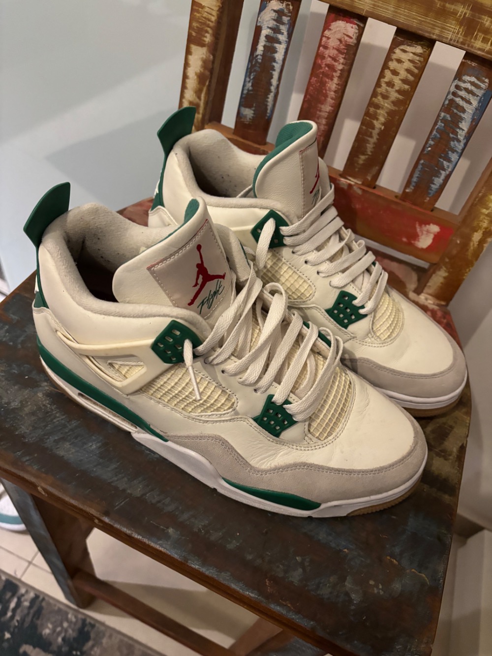 Nike SB x Air Jordan 4 Pine Green — 44, Usado