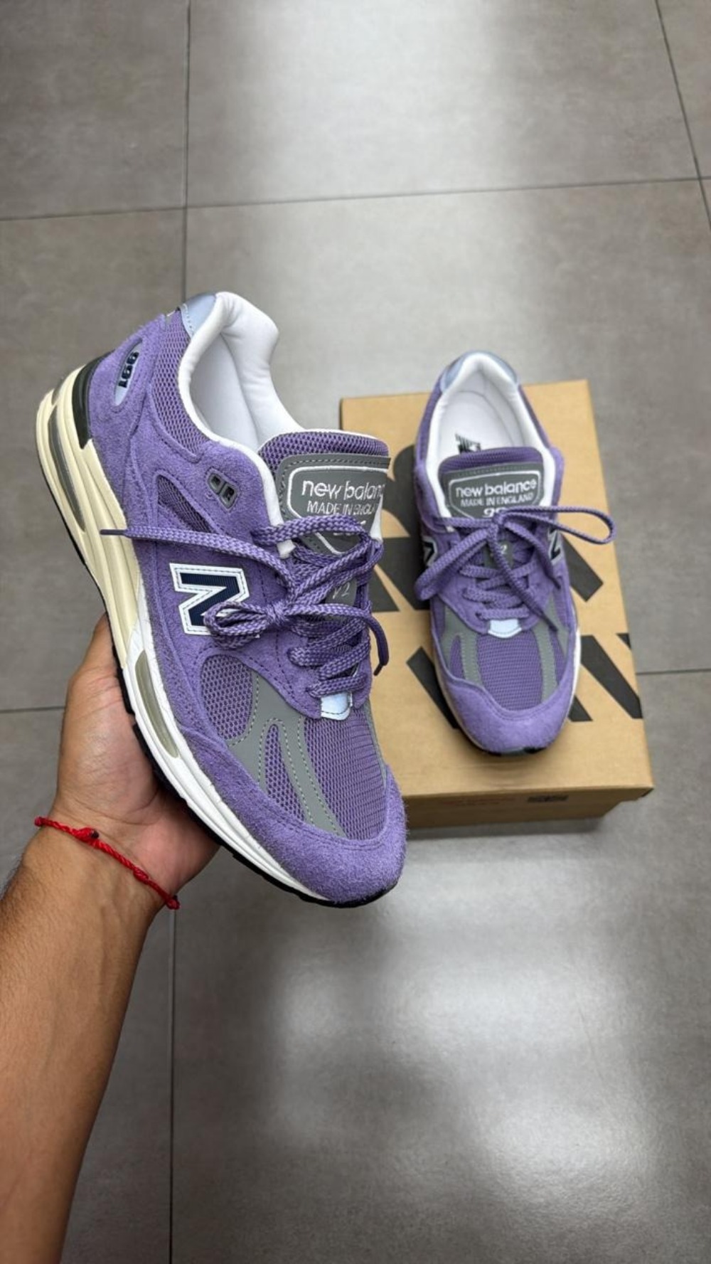 New Balance 991 Made In UK Grounded Pastels Dusk Purple Sage