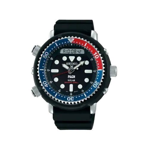 PADI x Seiko Relógio Prospex Arnie Solar Diver's 200M Black 47,8 mm