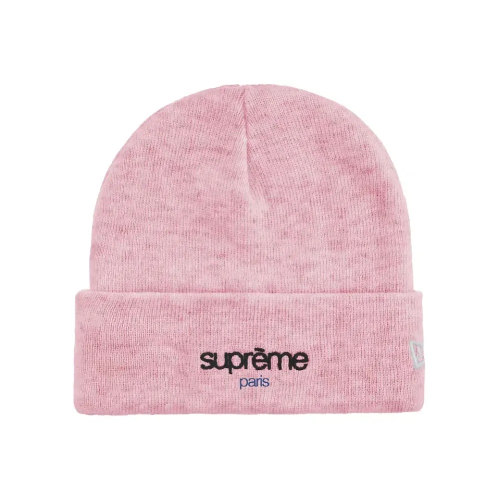 Touca Supreme New Era Classic Logo Shop Light Pink FW25-W16 — Único, Novo