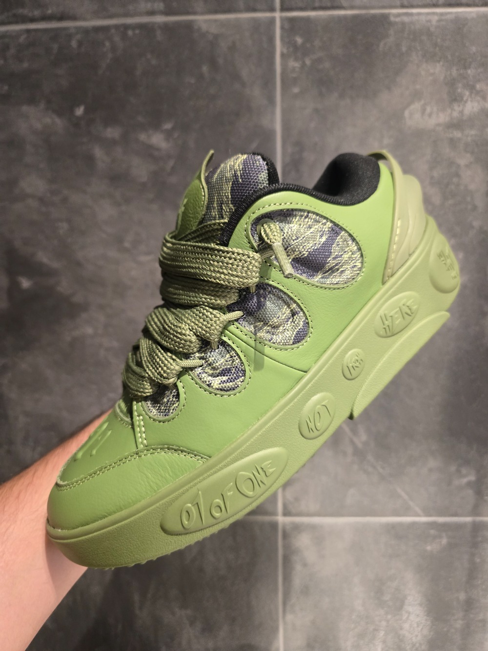LaMelo Ball x Puma LaFrancé Camo Avocado Green