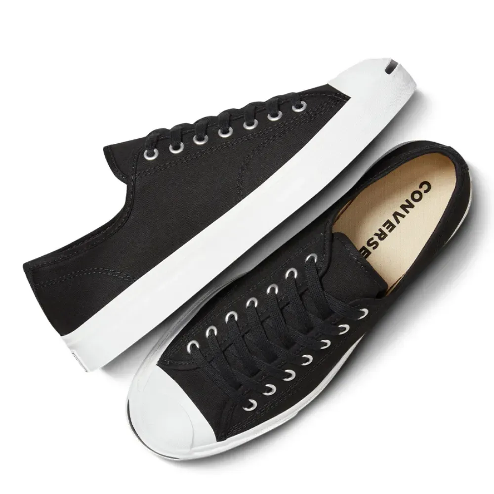 Converse Jack Purcell Canvas Black White - Droper