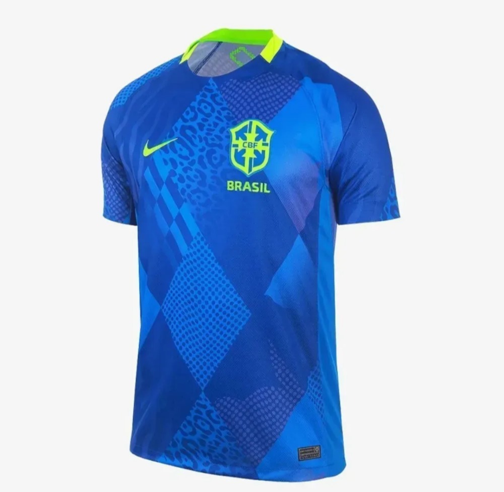 Camiseta Nike Brasil II 2025/26 Torcedor Pro Masculina Soar Electric Green — P / XG, Novo