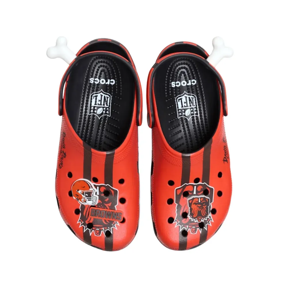NFL x Crocs Cleveland Browns Classic Clog - Droper