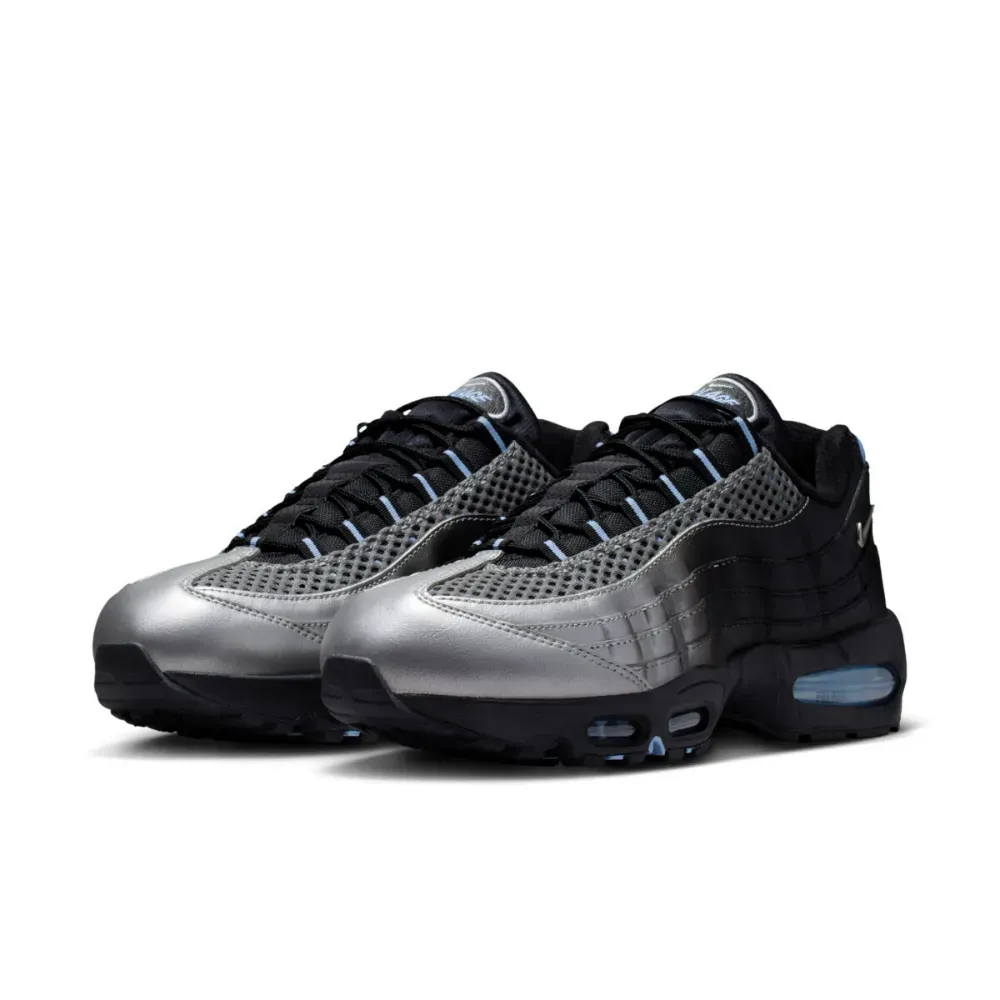 靴 25cm Palace Nike Air Max 95 Palace x Nike Air Max 95 Metallic Silver Aluminum Black - Droper