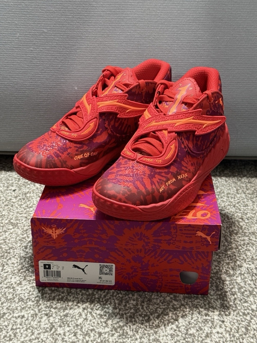 Puma MB.05 Crowd Surf Red Magenta Gleam Fluro Orange — 38 / 39 / 39.5 / 40 / 40.5 / 41 / 42 / 42.5 / 43 / 43.5 / 44, Novo