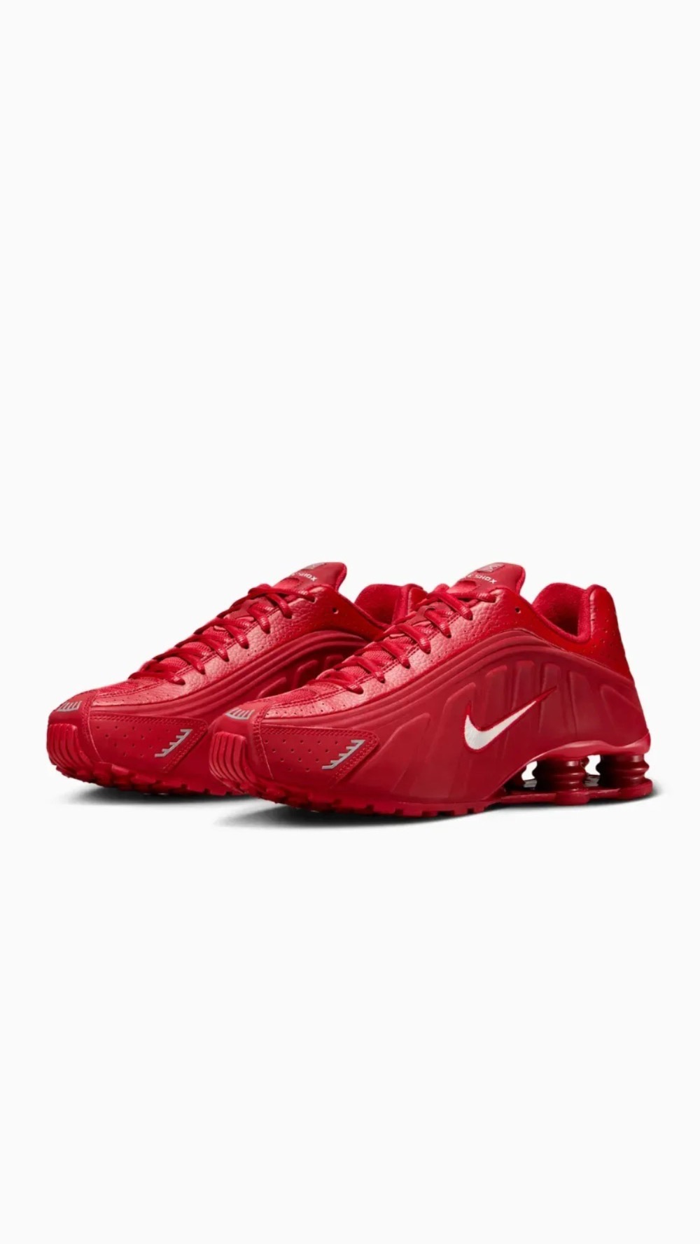 Nike Shox R4 Gym Red Metallic Silver — 40 / 41 / 42, Novo