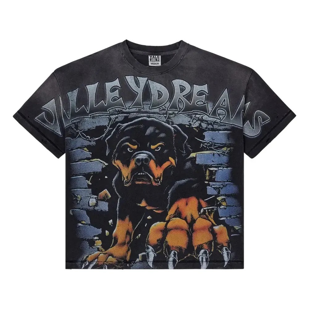 Camiseta Vale Lives Forever Rottweiler Big Black — XG, Novo
