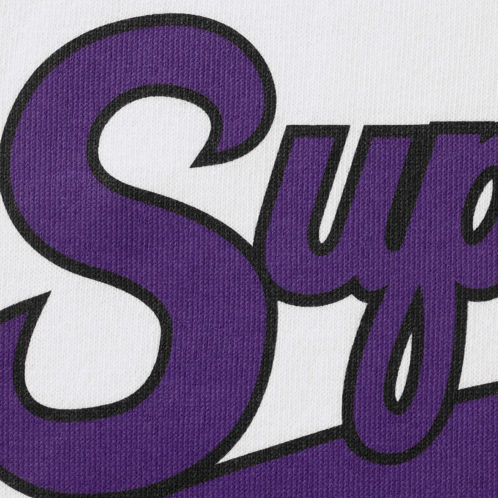 Moletom Supreme Tiger Raglan L/S White Purple SS26-W6 - Droper