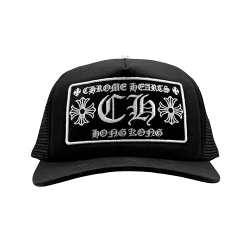 Boné Chrome Hearts CH Hong Kong Trucker Black