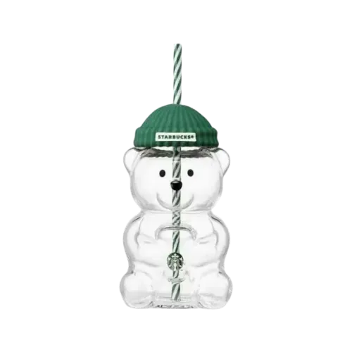 Copo Starbucks Bearista Glass Bear Limited Edition